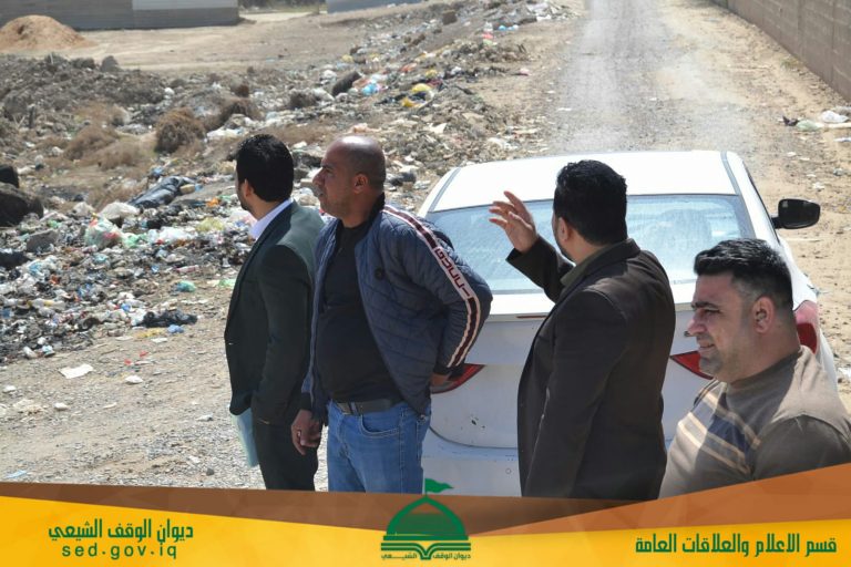مدير الوقف الشيعي في محافظة بغداد يجري كشفا موقعيا على بعض عقارات الديوان.