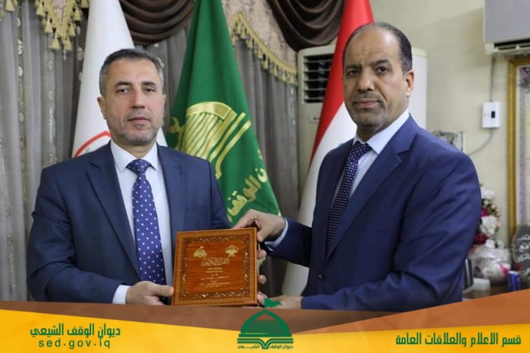 وكيل رئيس ديوان الوقف الشيعي الدكتور احسان جعفر يزور المركز الوطني لعلوم القرأن