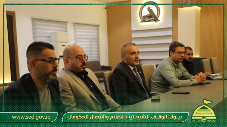 مدير قسم الاعلام والاتصال الحكومي يزور مديرية إعلام هيئة الحشد الشعبي