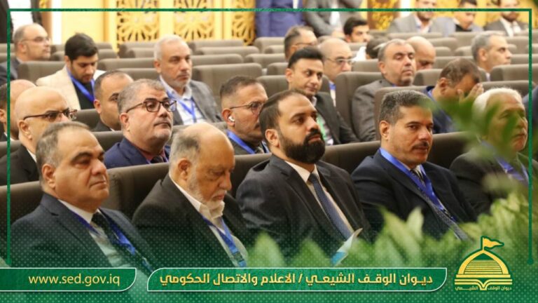 المعاون الثقافي لمدير عام دائرة العتبات المقدسة يشارك في افتتاح مؤتمر العميد العلمي العالمي السابع