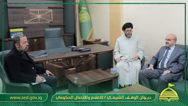 السيد عمار الموسوي يباشر مهامه مديراً عاماً لدائرة البحوث والدراسات
