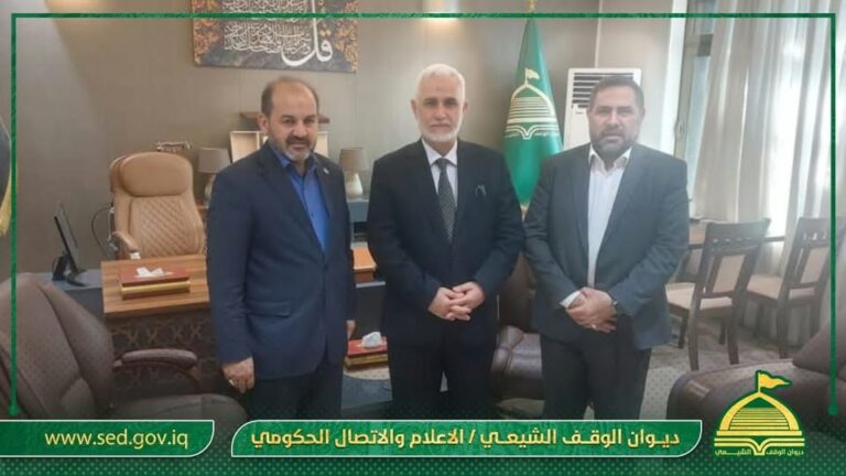 معالي رئيس ديوان الوقف الشيعي يلبي دعوة مؤتمر (سلمان ملتقى الاديان)
