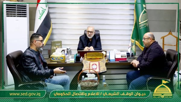 القسام والفرطوسي يناقشان اهم الاستعدادات لزيارة الشعبانية المباركة