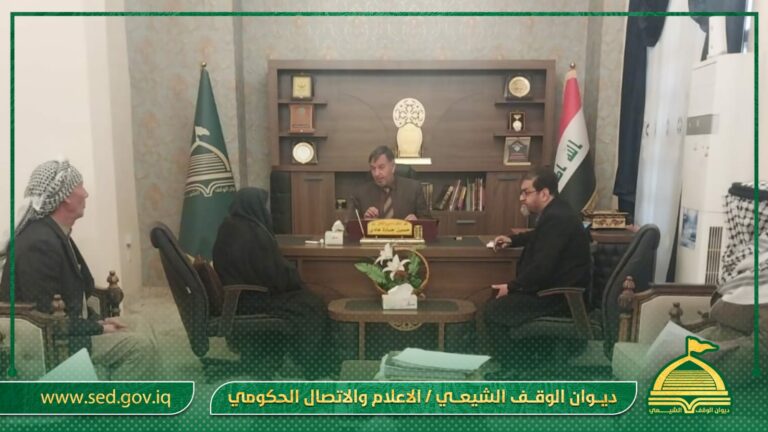 للنظر في طلباتهم وتلبية احتياجاتهم… الوكيل الديني والثقافي الأستاذ حسين جباره اللامي يلتقي عدداً من المواطنين وموظفي الديوان