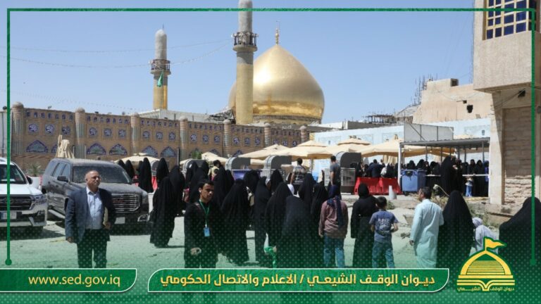 برعاية رئيس ديوان الوقف الشيعي الدكتور حيدر الشمري دائرة العتبات المقدسة والمزارات الشيعية الشريفة تفوج 250 من موظفي الديوان إلى بلد و سامراء المقدسة