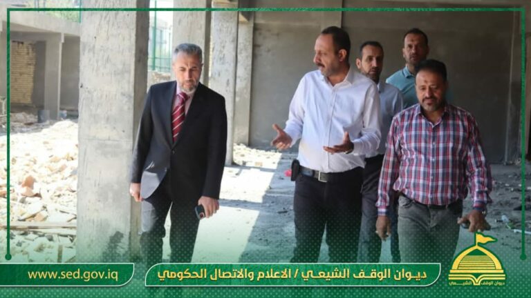لتحقيق التكامل المؤسساتي… الدكتور إحسان جعفر يتفقد مشاريع الأبنية المدرسية في بغداد ويشيد بالجهود المبذولة