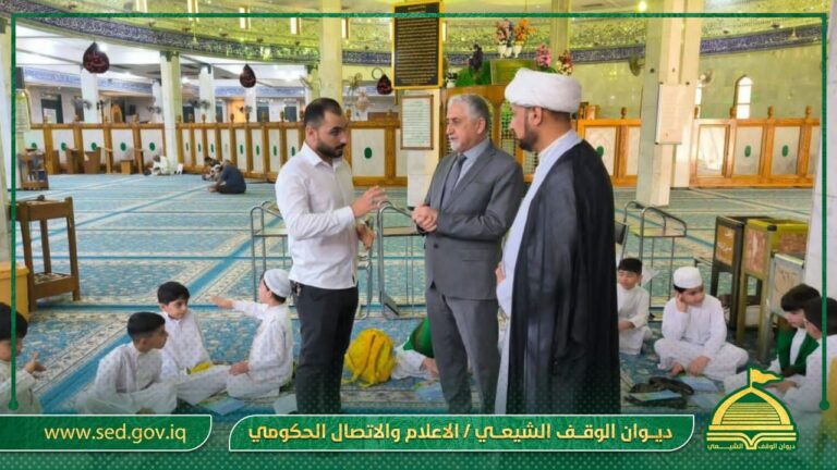 اوقاف النجف الاشرف تقيم دورات صيفية في مسجد الحنانة المعظم