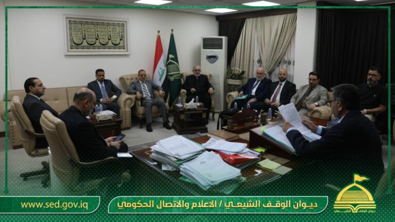 بتوجيه من رئيس ديوان الوقف الشيعي الدكتور حيدر الشمري… لجنة تعظيم الإيرادات غير النفطية وضغط النفقات تعقد اجتماعا موسعاً