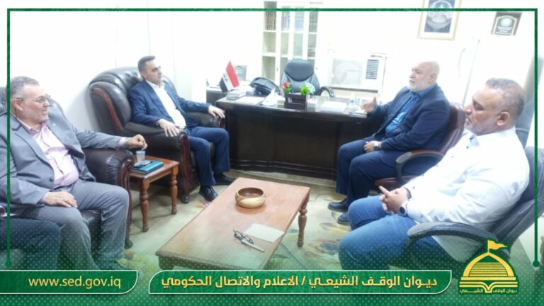 لتوثيق تضحيات الشهداء وخدمة ذويهم… دائرة البحوث والدراسات في ديوان الوقف الشيعي تستقبل وفدًا من مؤسسة الشهداء