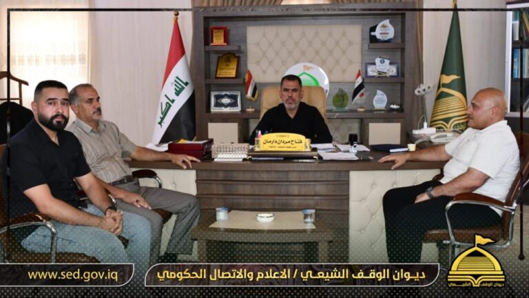 لجنة العقود الحكومية تطلع على مشاريع مديرية الوقف الشيعي في كركوك