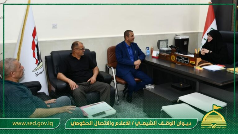 الوقف الشيعي ومجلس محافظة ميسان يبحثان آلية استقبال الوافدين عبر منفذ الشيب الحدودي خلال الزيارة الأربعينية