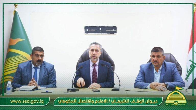الدكتور إحسان جعفر يلتقي أعضاء المراكز الامتحانية في بغداد