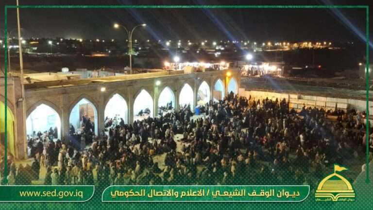 المؤمنون في مزار التابعي الجليل سعيد بن جبير (رض) يحيون ليلة الغدير المباركة