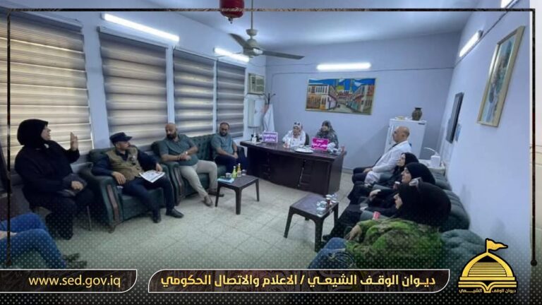 التعليم الديني يشارك في اجتماع مجالس الرعاية الصحية الأولية بمدينة الكاظمية المقدسة