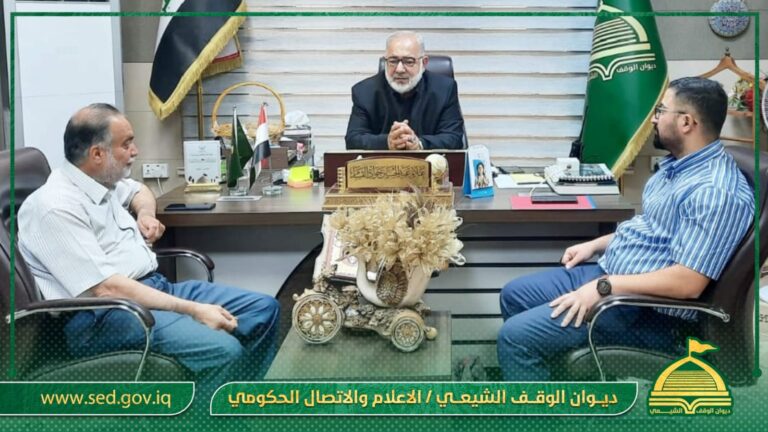 خلال لقاءه وفداً من أوقاف كربلاء المقدسة…  القسام : نحرص على دعم الجهود التي تبذلها شعب إحياء الشعائر في المحافظات
