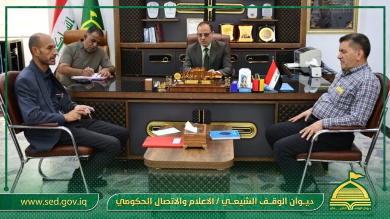 برئاسة الدكتور فاضل الشرع… وفد من دائرة أوقاف المحافظات يزور مديرية الوقف الشيعي في طوزخورماتو