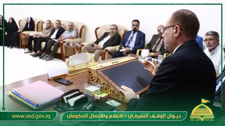 خلال زيارته لمديرية الوقف الشيعي في النجف الاشرف… الشرع : يجب التركيز على دورات الامن السيبراني والذكاء الصناعي