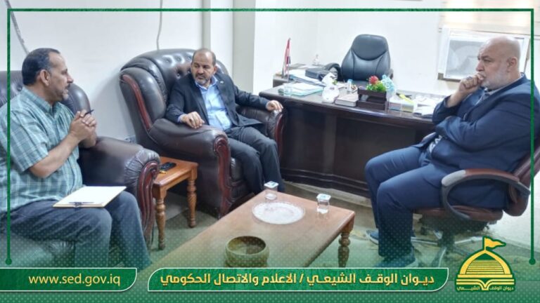 دائرة البحوث والدراسات والأمانة الخاصة بمزار الصحابي سلمان المحمدي يناقشان آلية طباعة البحوث الإسلامية والأكاديمية