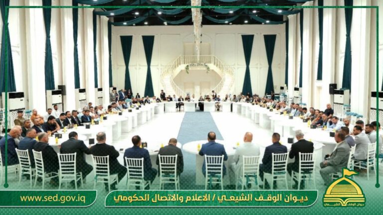 بحضور ممثل ديوان الوقف الشيعي… محافظ المثنى يعقد اجتماعا مع مدراء الدوائر في المحافظة