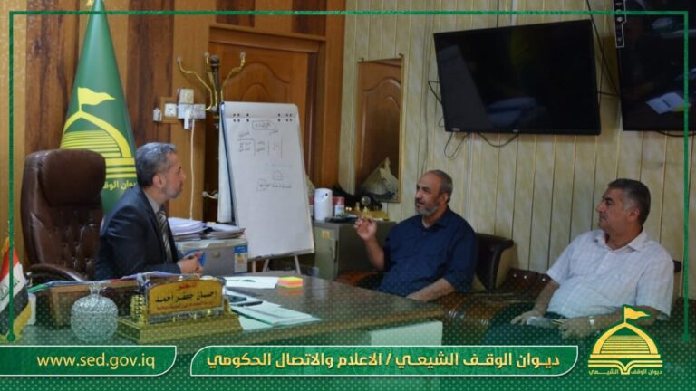 مدير عام التعليم الديني يناقش سبل النهوض بواقع المؤسسات التربوية في الديوانية