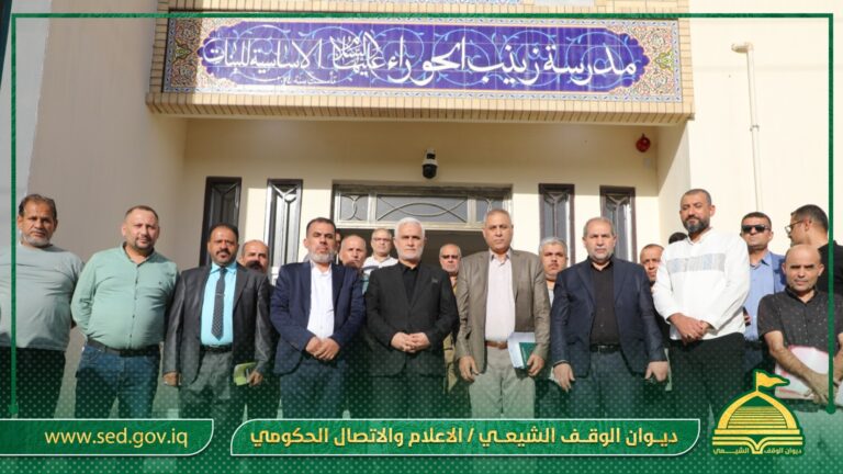 الديوان يشيد صرحاً تربويا تعليمياً متكاملاً في ناحية تازة بمحافظة كركوك العزيزة لخدمة أبنائنا الطلبة