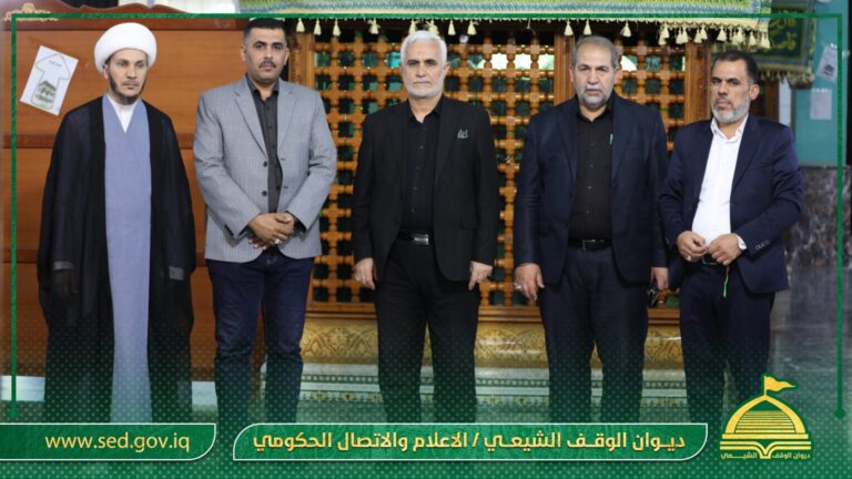 الدكتور الشمري يتشرف بزيارة مزار أحفاد الإمام الكاظم “عليه السلام” السيد الهادي وابنته العلوية مريم في محافظة كركوك.. ويؤكد على متابعة مشروع انشاء مركز لاستراحة وخدمة الزائرين حول المزار الشريف .