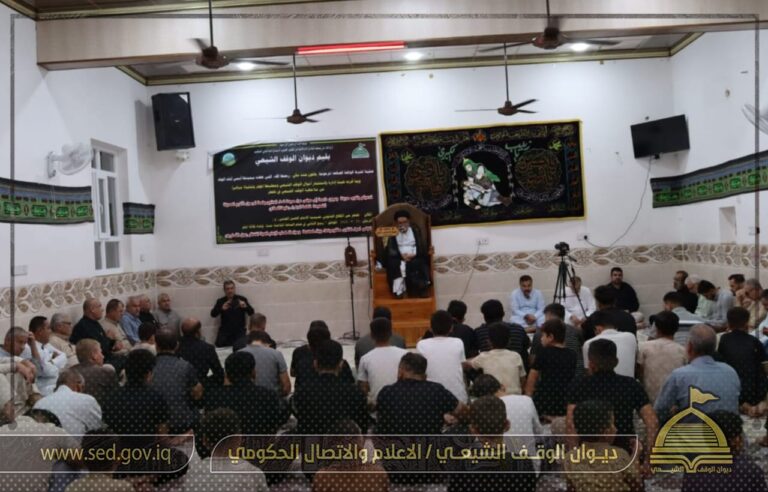 لليوم الثالث على التوالي… ملاحظية الوقف الشيعي في تلعفر تستمر بإقامة مجالس العزاء بذكرى استشهاد السيدة الزهراء عليها السلام