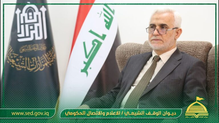 الدكتور حيدر الشمري يتفقد الأمانة العامة للمزارات الشيعية الشريفة