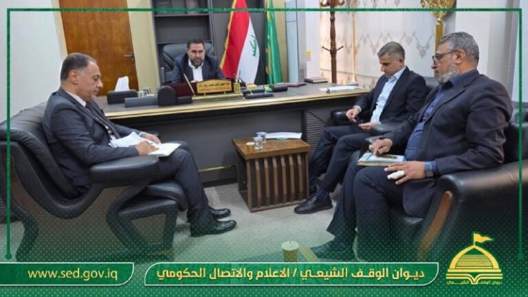 الوكيل الديني والثقافي الدكتور ياسر الكتبي يتفقد دائرة المؤسسات الدينية والخيرية