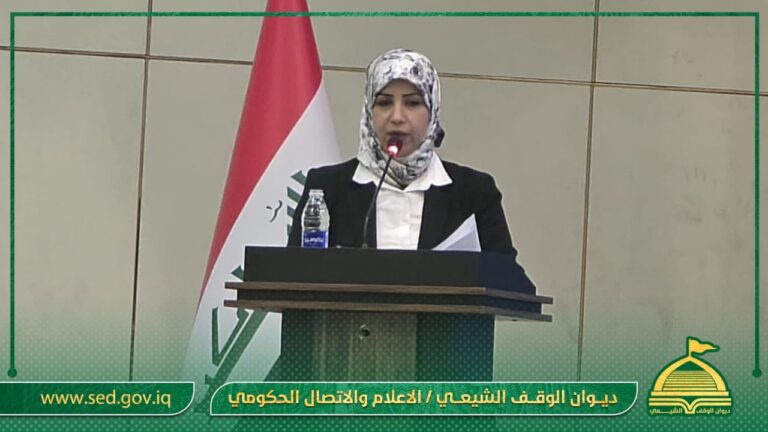 قسم شؤون المرأة في ديوان الوقف الشيعي يشارك بحملة الـ(16) يوم لمناهضة العنف ضد الفتيات