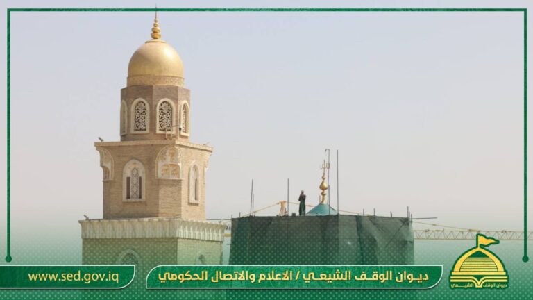 دائرة العتبات المقدّسة تتابع تقدّم المشاريع العمرانية في مسجد الكوفة المعظَّم