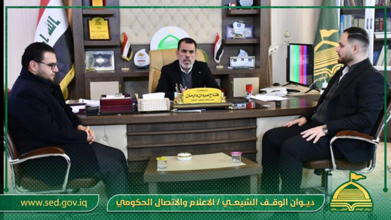 مدير أوقاف كركوك يشارك في محفل قرآني ويستقبل وفدًا إعلاميًا