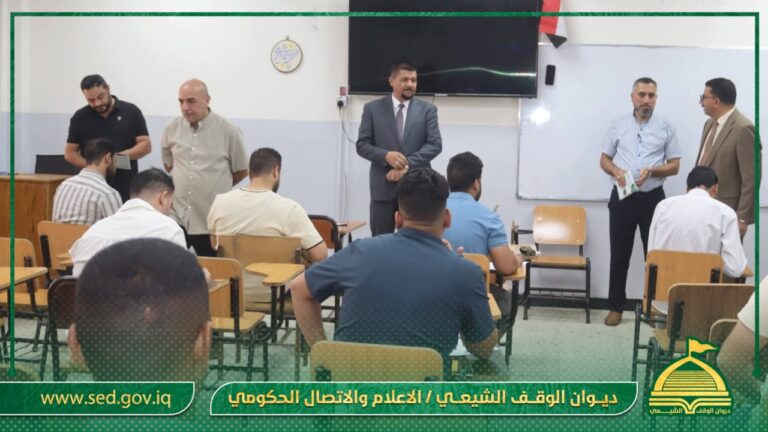 المدير العام لدائرة التعليم الديني يشرف على انطلاق امتحانات العامة للدراسة المتوسطة الإسلامية