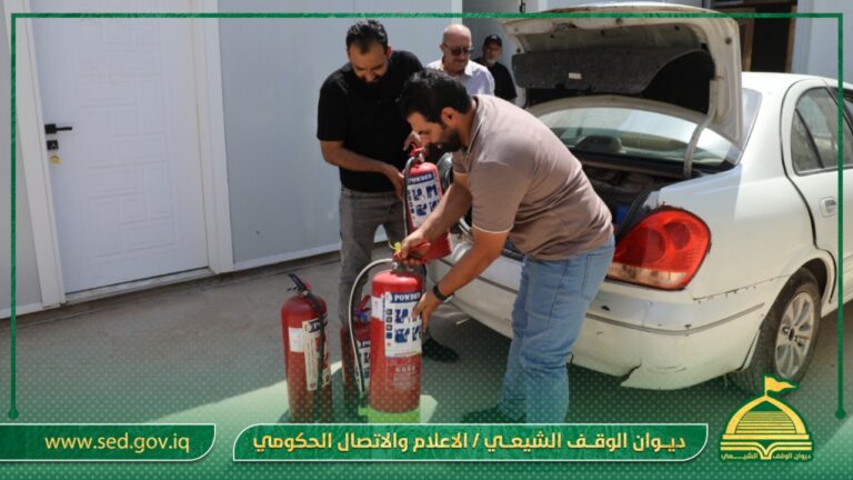 قسم الدفاع المدني يجهز مبنى الإعلام والاتصال الحكومي بمنظومات إطفاء متكاملة ضمن خطة الوقاية الصيفية