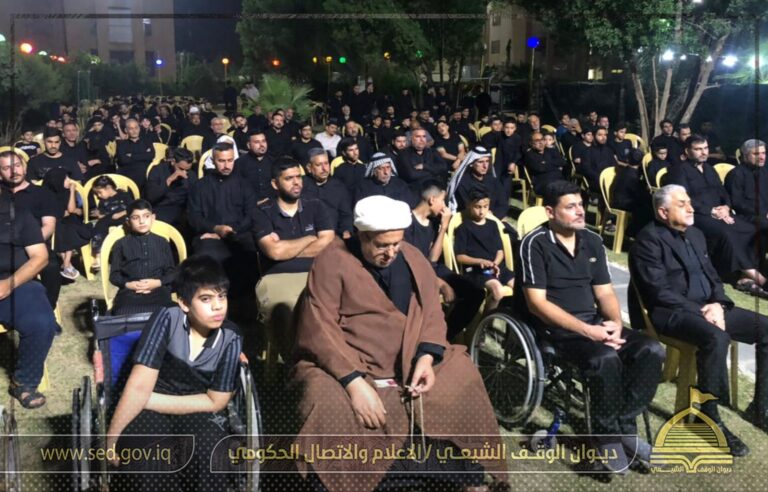 أوقاف النجف الاشرف تحيي الليلتين السادسة والسابعة من شهر محرم الحرام وتنفذ شرط الواقف المرحوم محمود الخياط