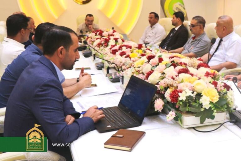 أوقاف واسط تشارك في اجتماع المجلس الاستشاري الصناعي بكلية التربية للعلوم الإنسانية